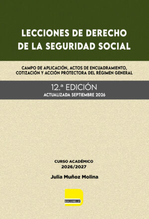Lecciones de Derecho de la Seguridad Social