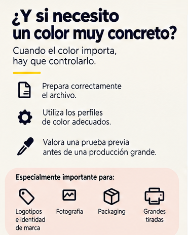¿Por qué los colores cambian de la pantalla al papel?