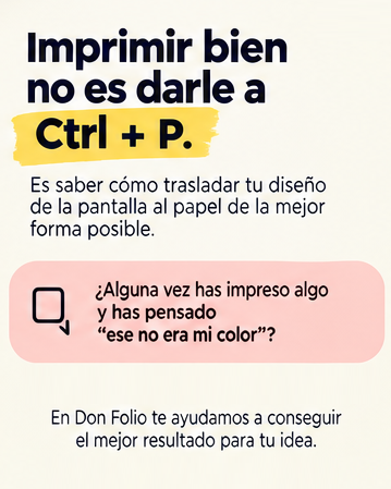 ¿Por qué los colores cambian de la pantalla al papel?