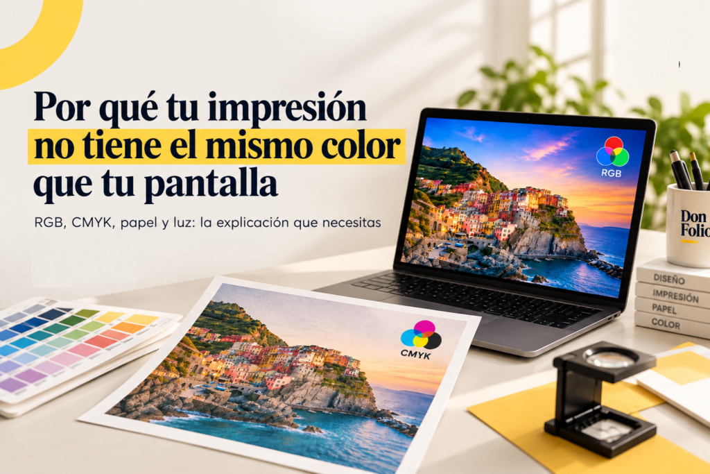 ¿Por qué los colores cambian de la pantalla al papel?